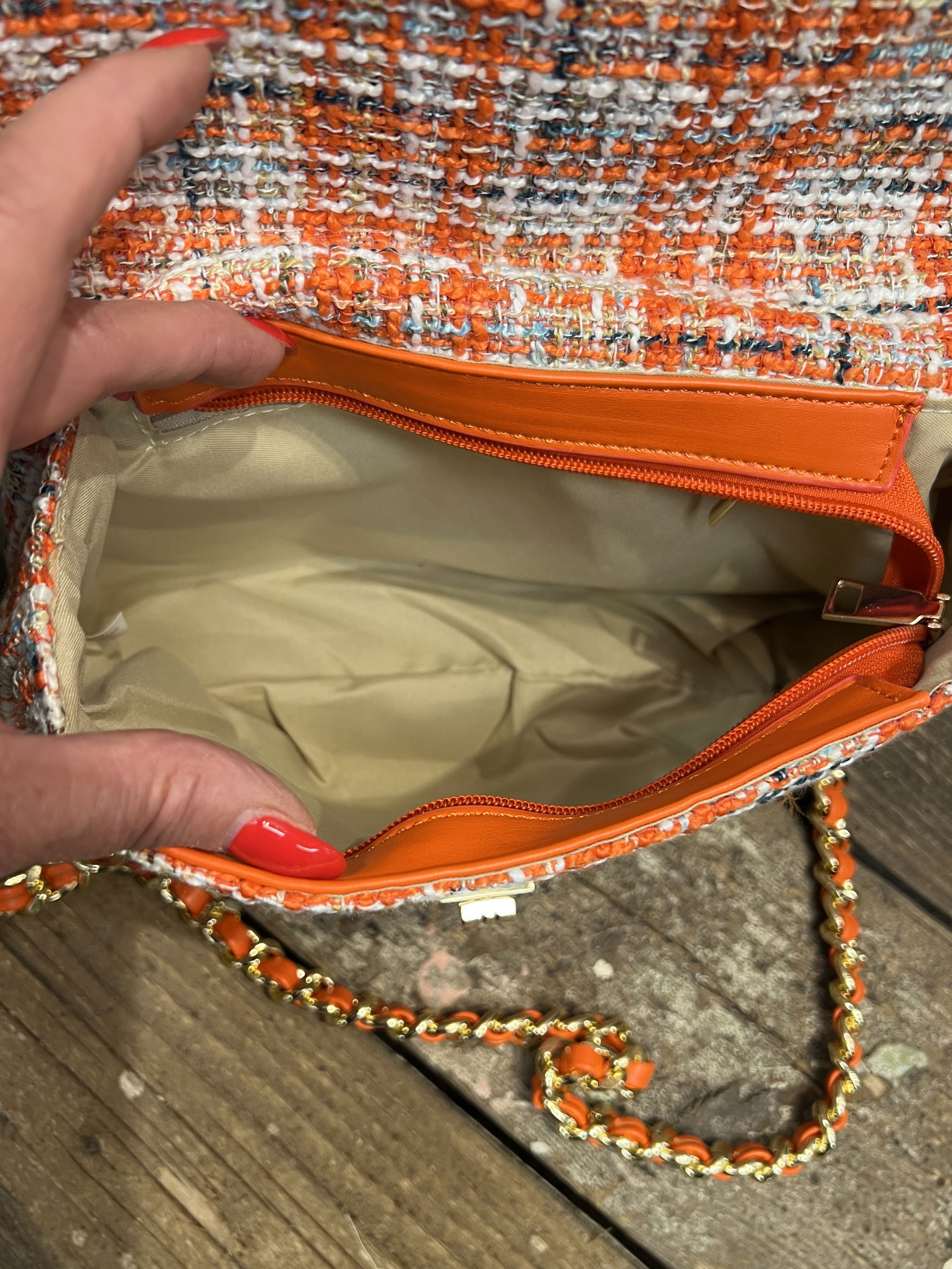 Zoe - Fed ternet taske med kæde